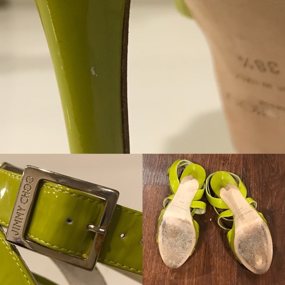 Neon Green Jimmy Choo Platform Sandals 💚 - Picture 7 of 7